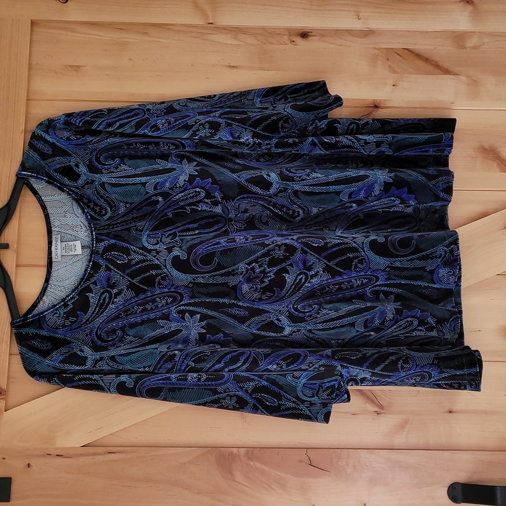 Velour tunic